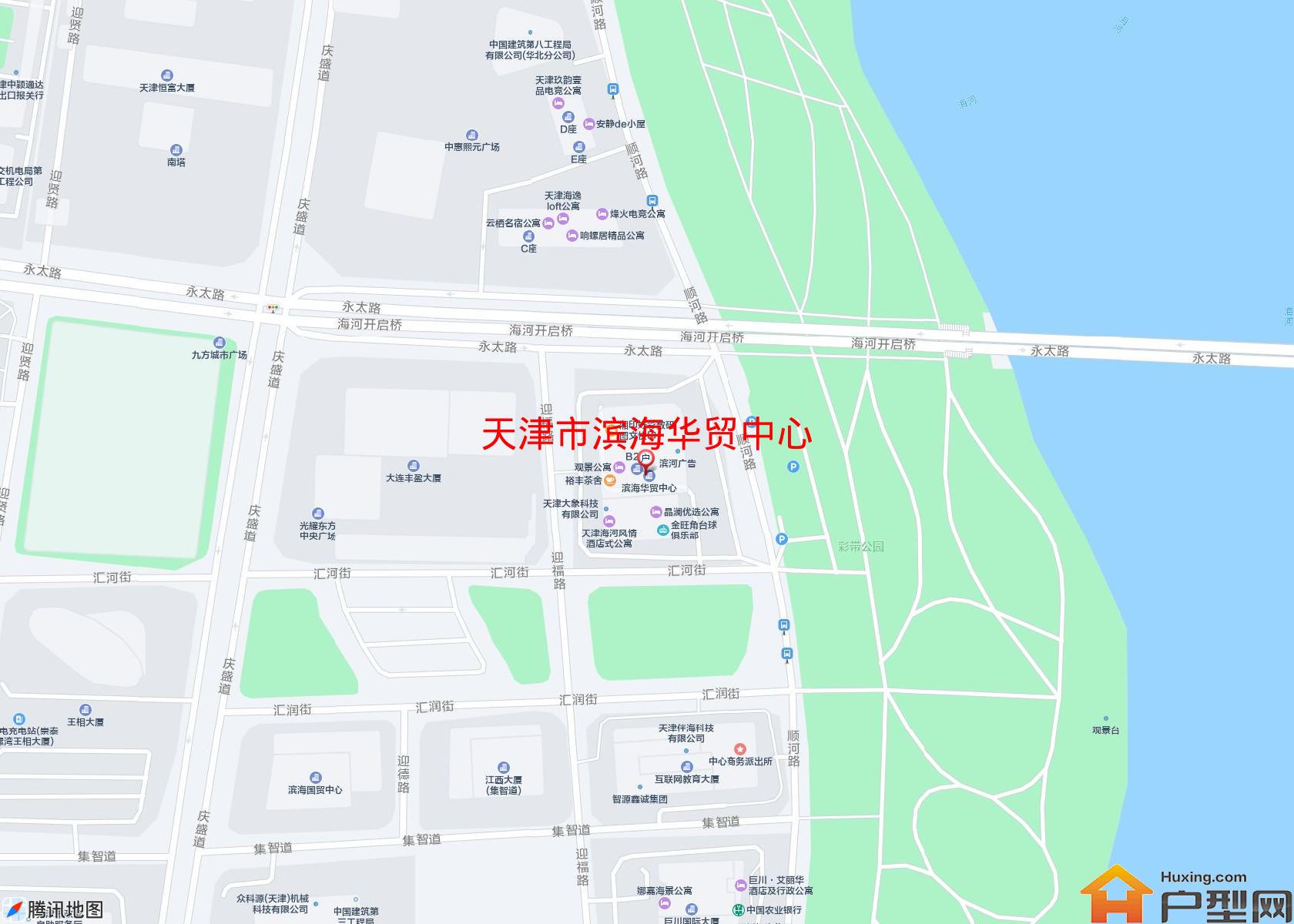滨海华贸中心小区 - 户型网