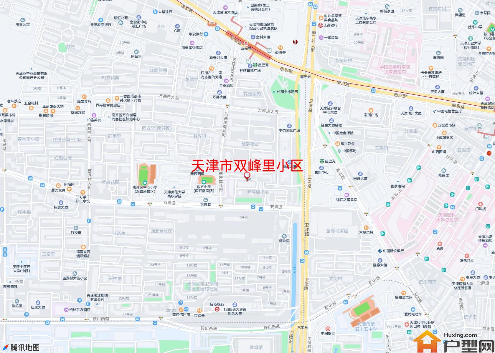 双峰里小区小区 - 户型网