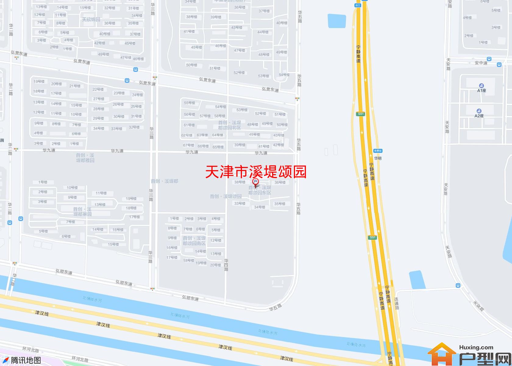 溪堤颂园小区 - 户型网