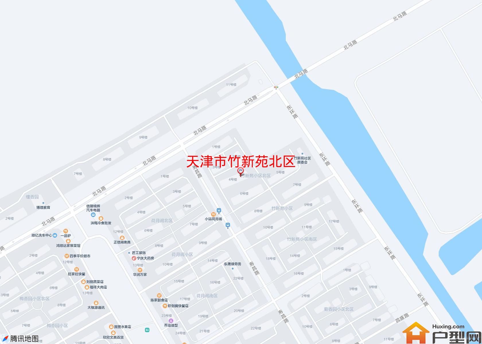 竹新苑北区小区 - 户型网