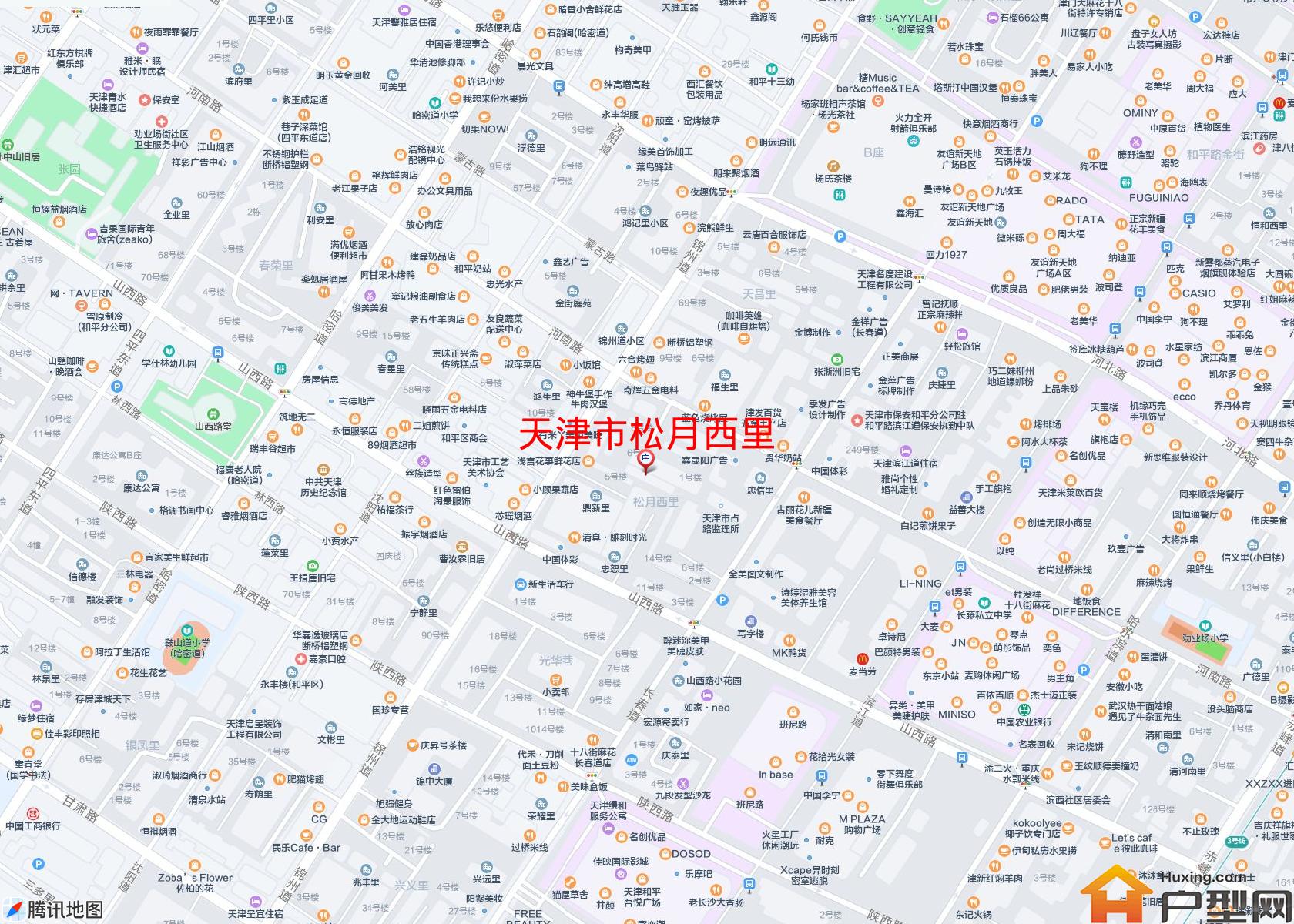松月西里小区 - 户型网