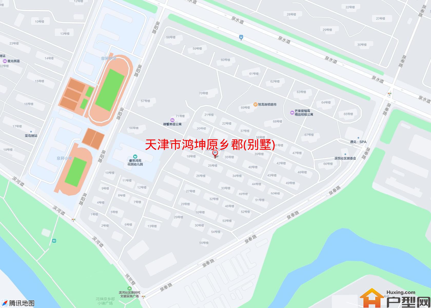 鸿坤原乡郡(别墅)小区 - 户型网
