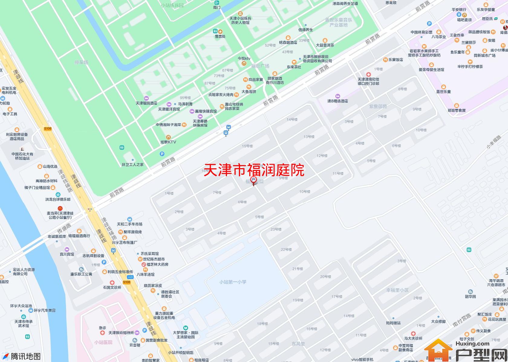 福润庭院小区 - 户型网