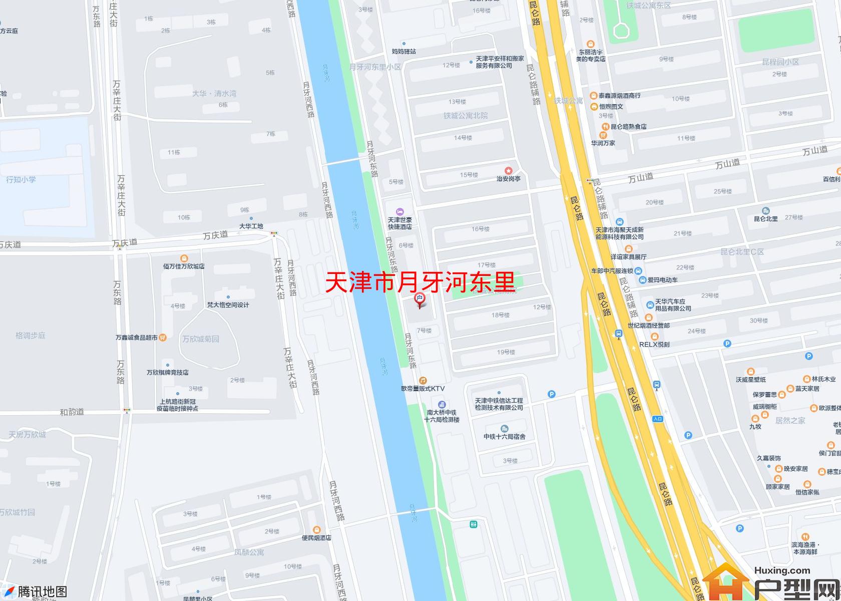月牙河东里小区 - 户型网