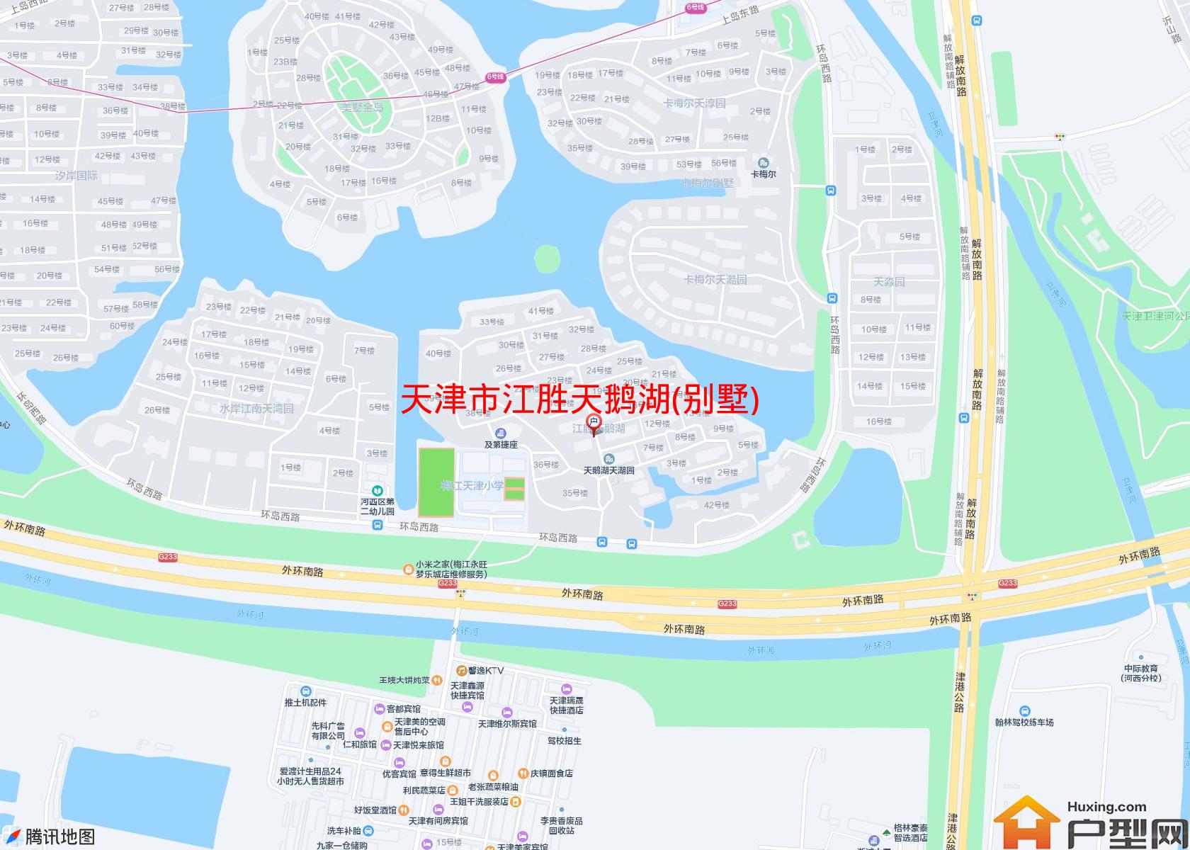 江胜天鹅湖(别墅)小区 - 户型网