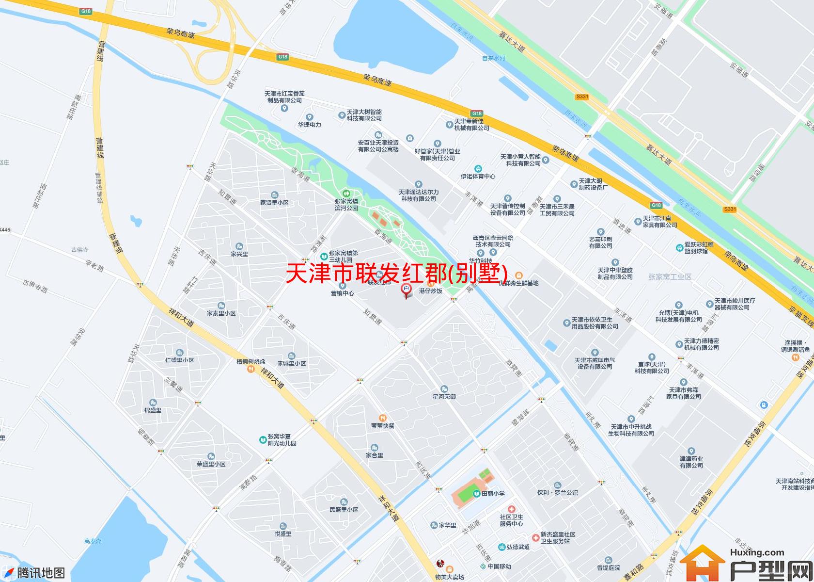 联发红郡(别墅)小区 - 户型网