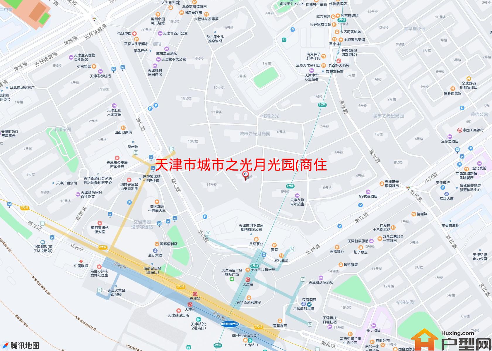 城市之光月光园(商住楼)小区 - 户型网