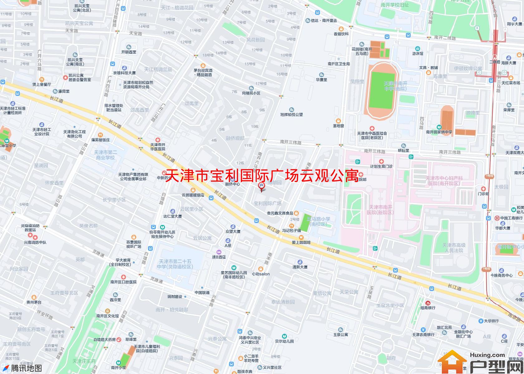 宝利国际广场云观公寓小区 - 户型网
