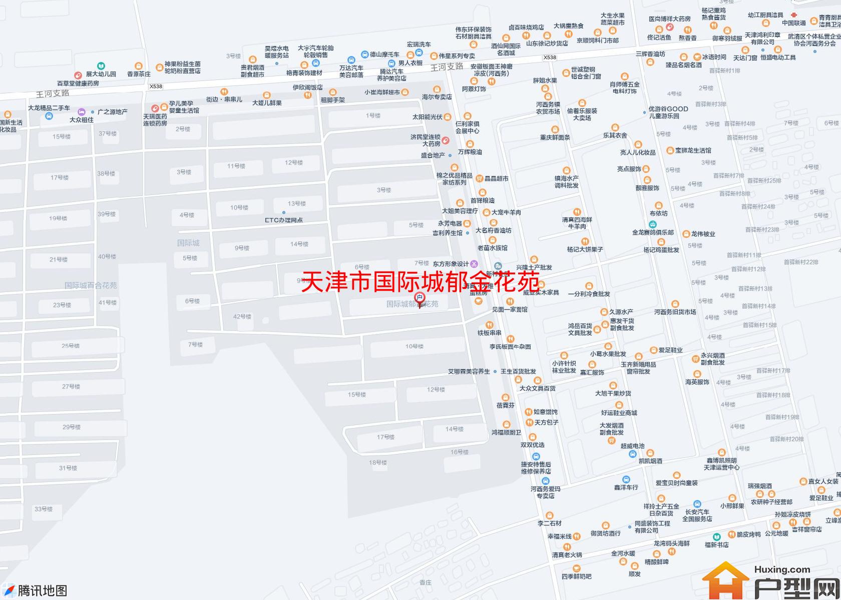 国际城郁金花苑小区 - 户型网