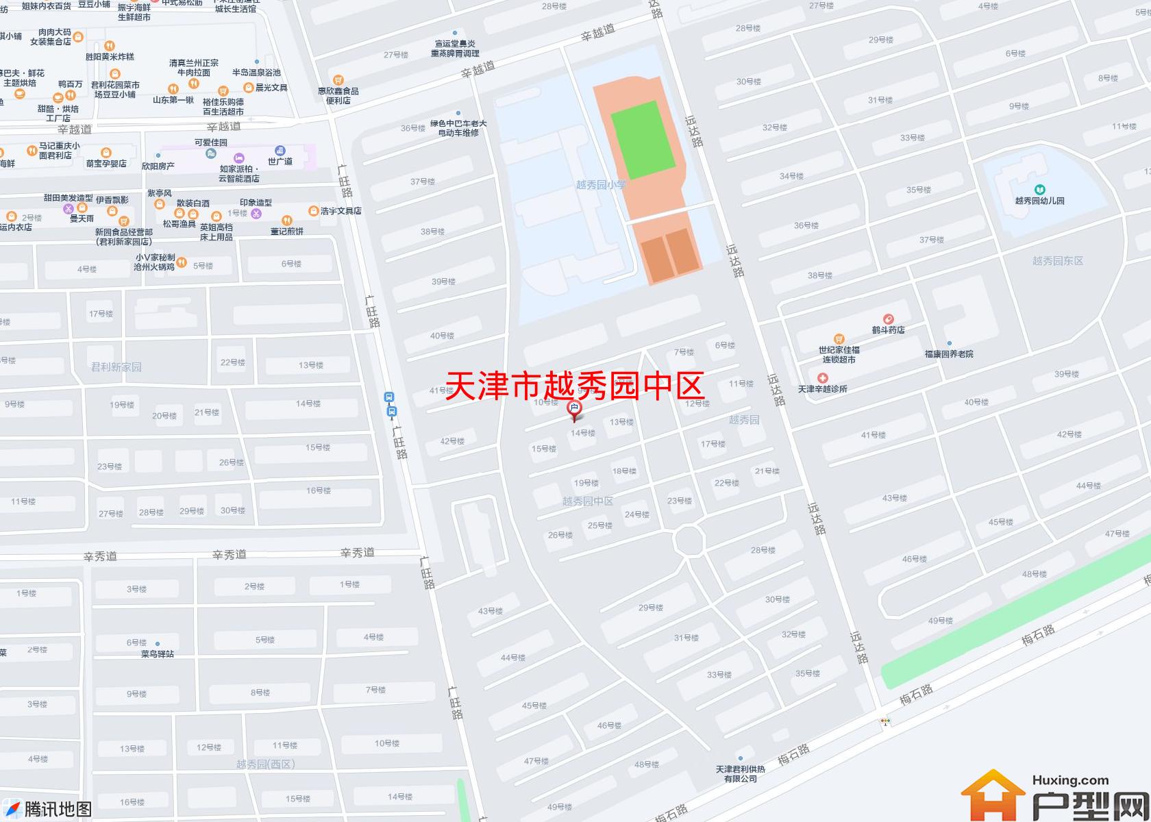 越秀园中区小区 - 户型网
