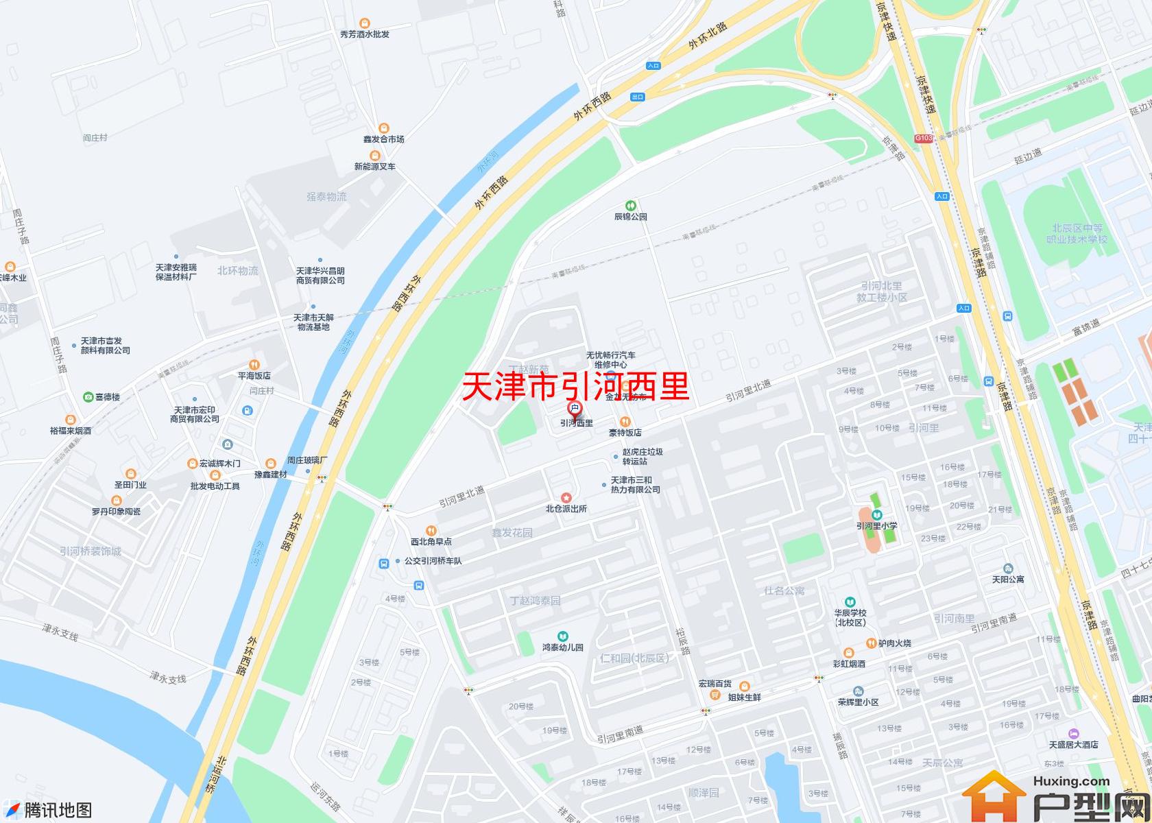 引河西里小区 - 户型网