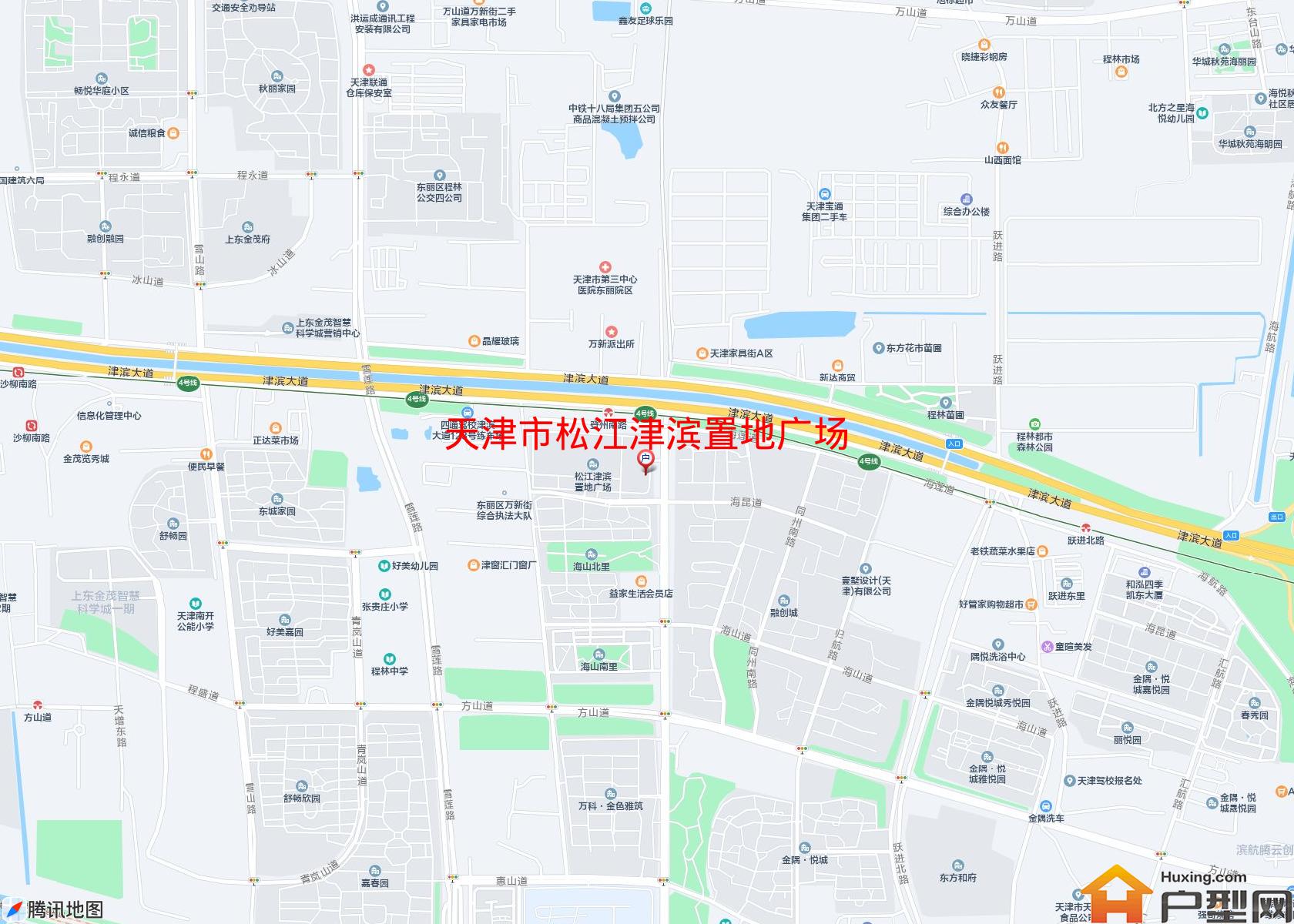 松江津滨置地广场小区 - 户型网