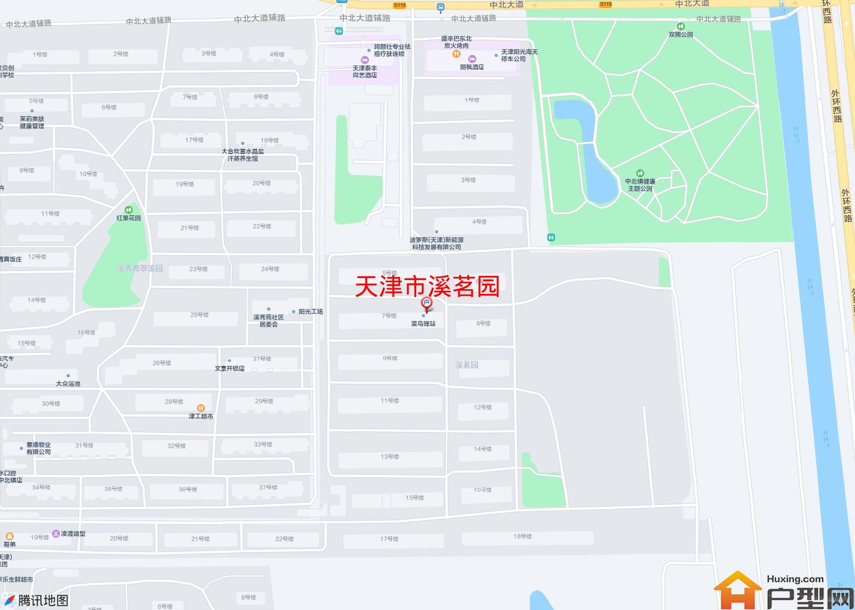 溪茗园小区 - 户型网