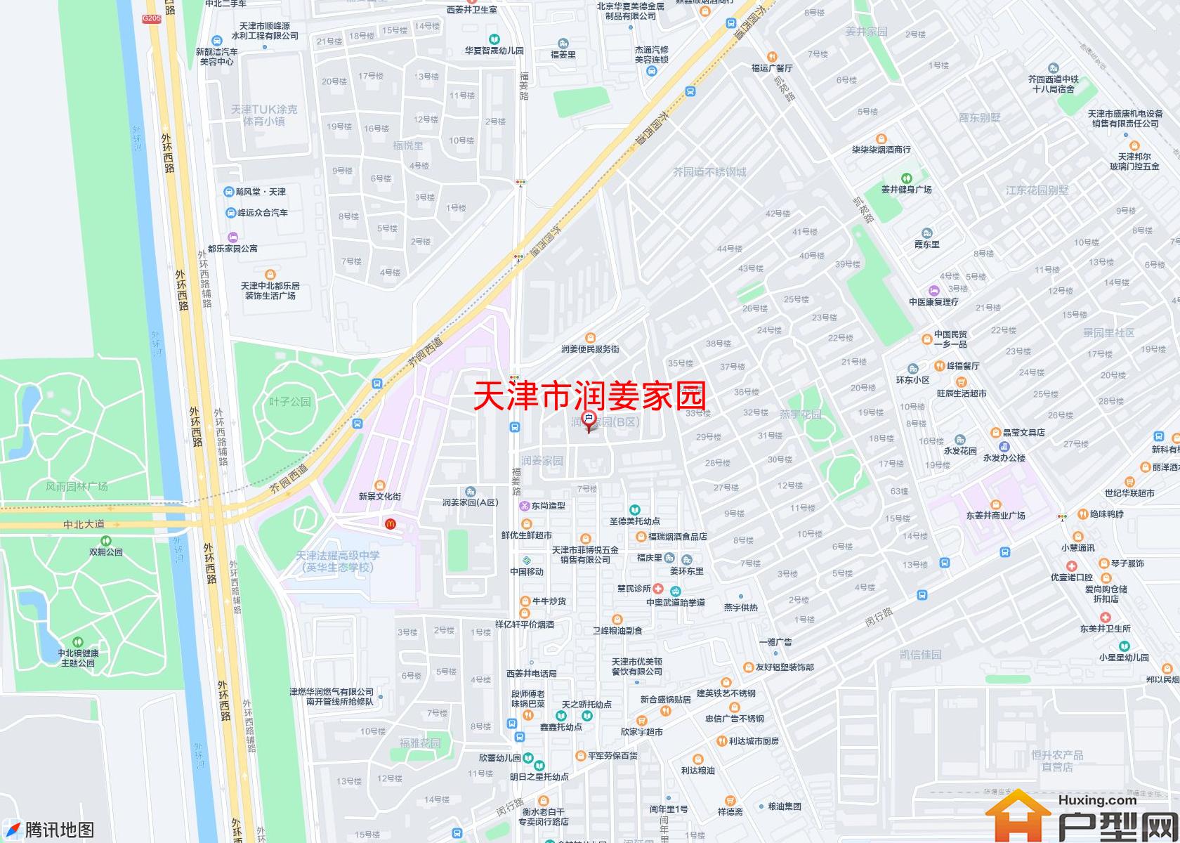 润姜家园小区 - 户型网 润姜家园小区 - 户型网