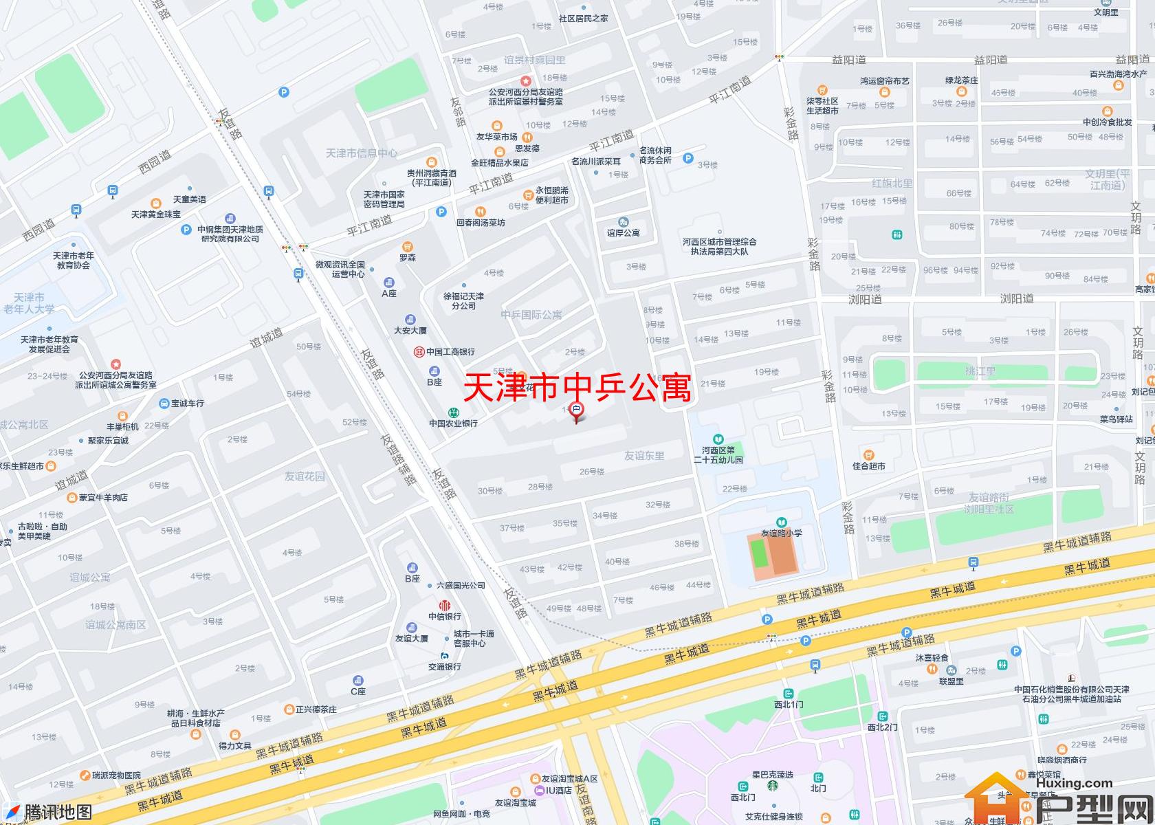 中乒公寓小区 - 户型网