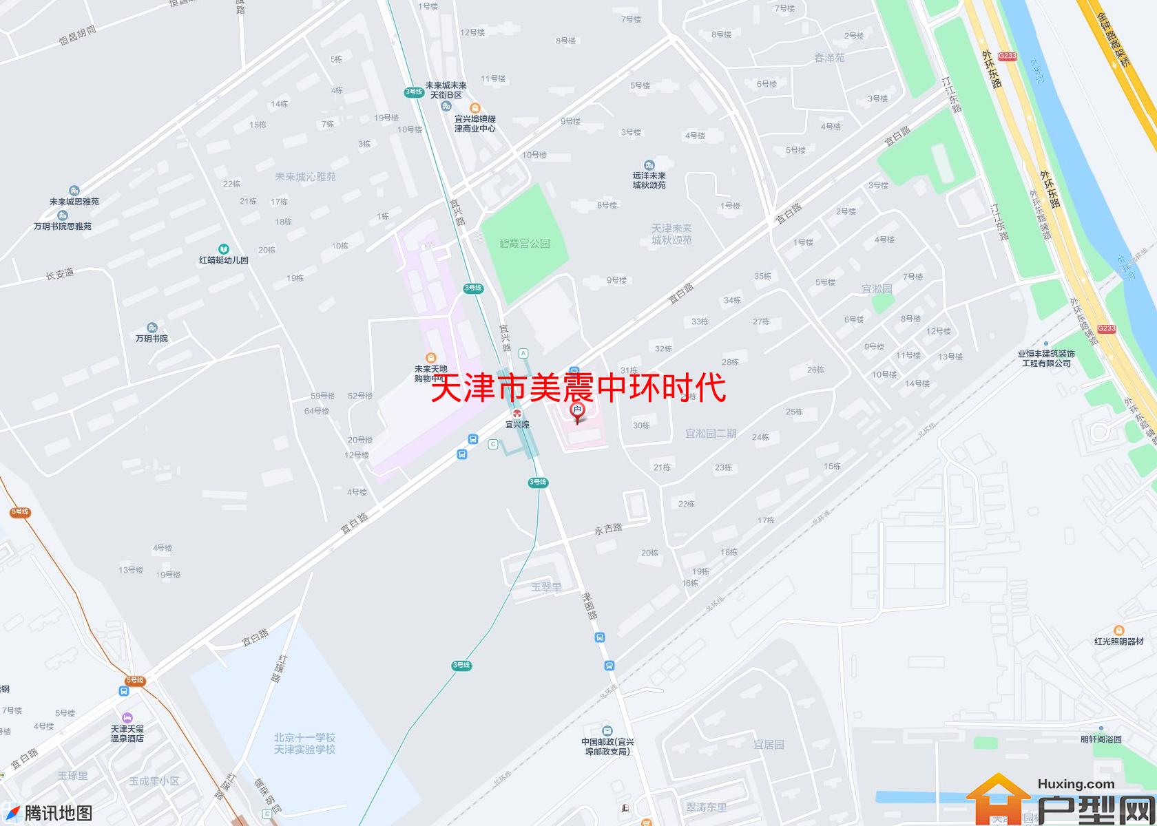 美震中环时代小区 - 户型网