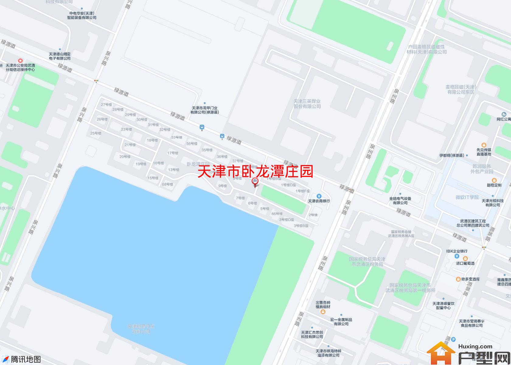 卧龙潭庄园小区 - 户型网