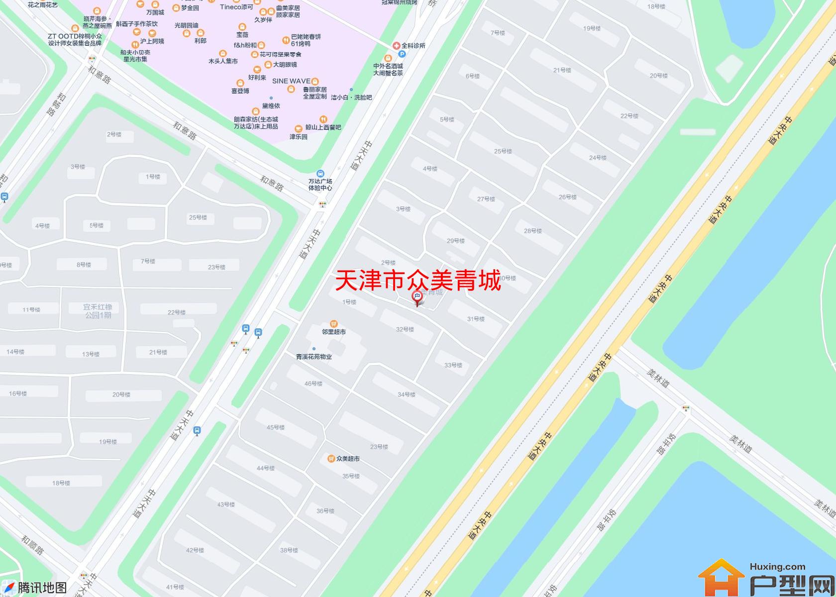 众美青城小区 - 户型网