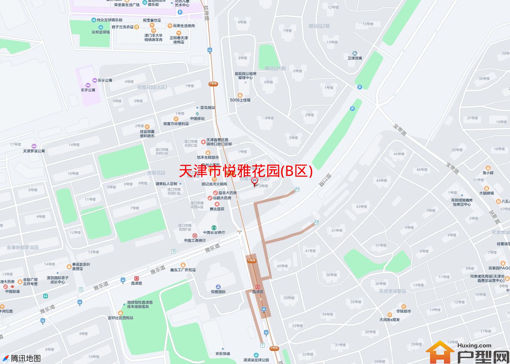 悦雅花园(B区)小区 - 户型网
