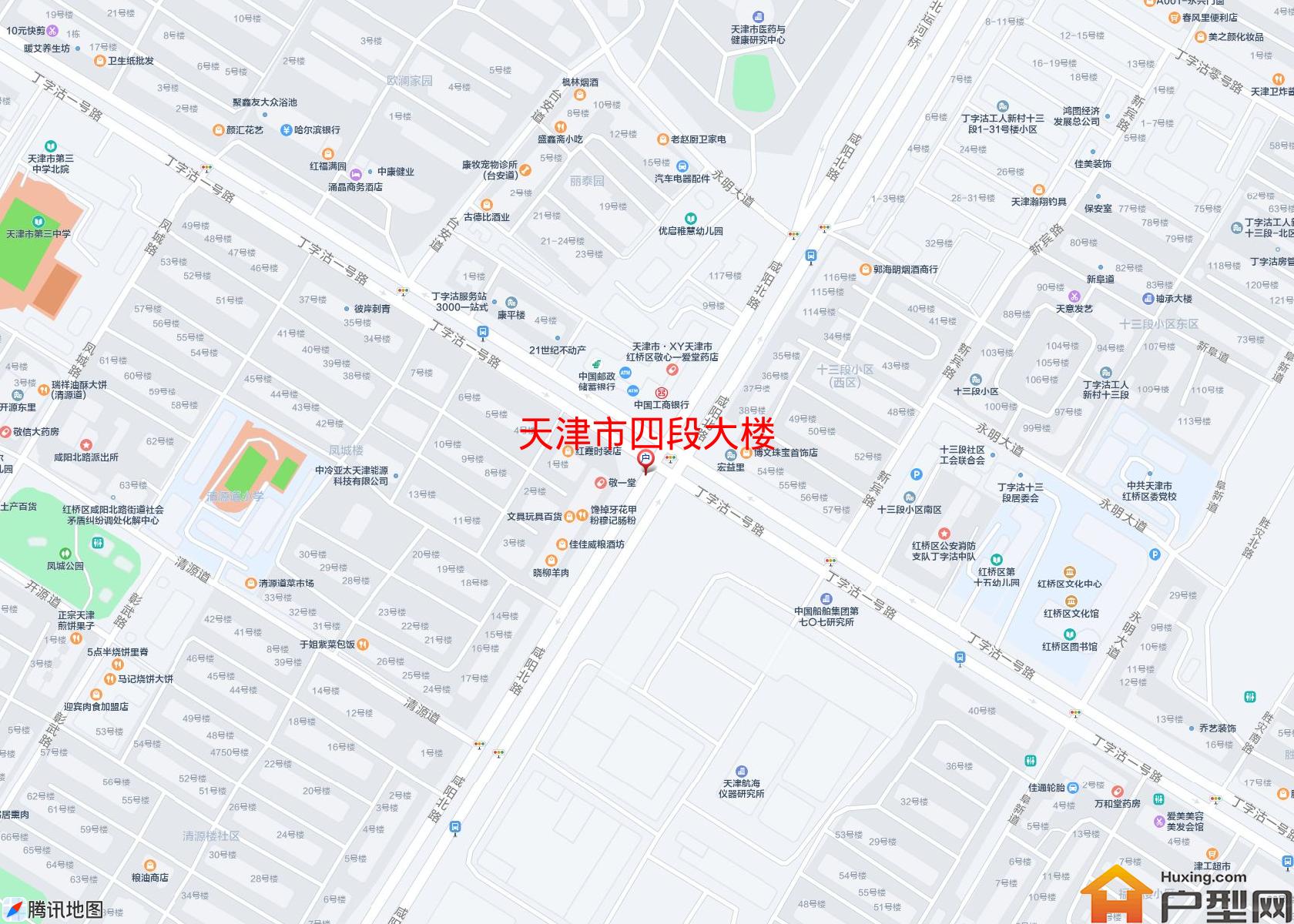四段大楼小区 - 户型网