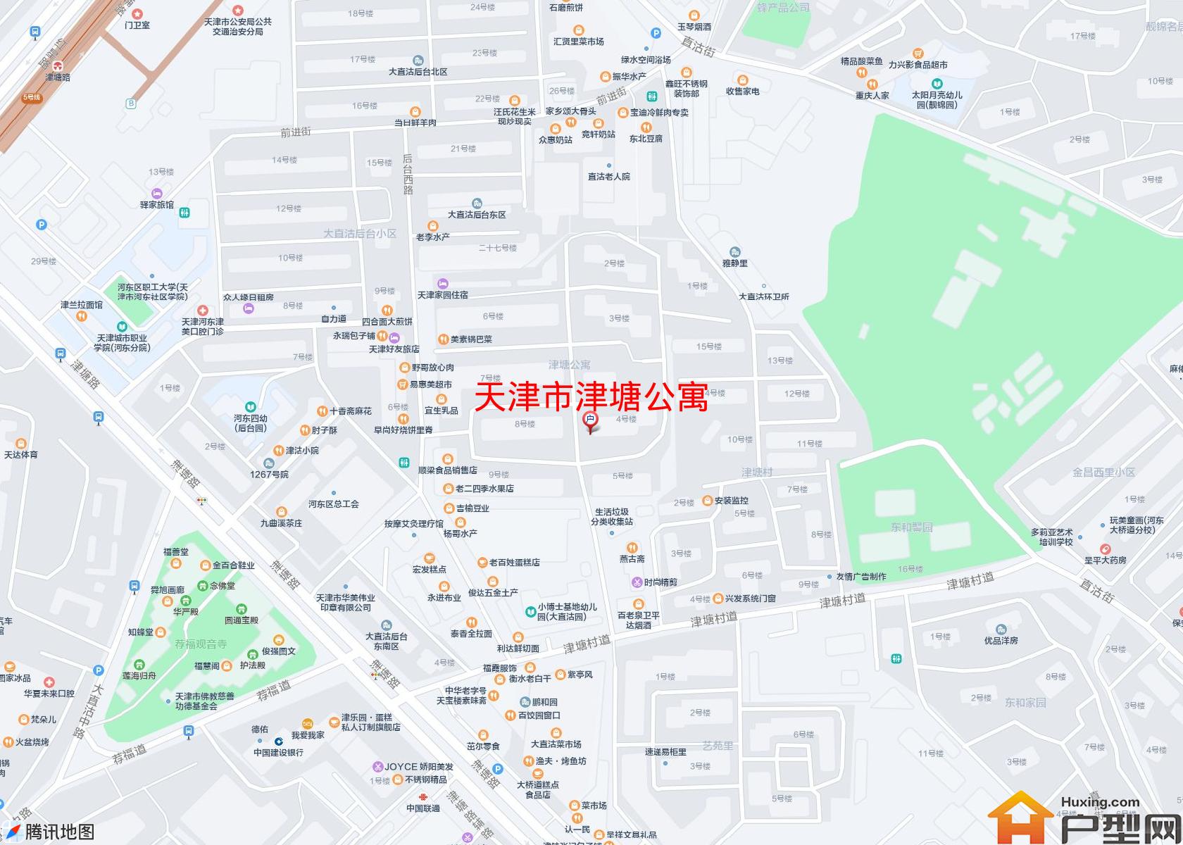 津塘公寓小区 - 户型网