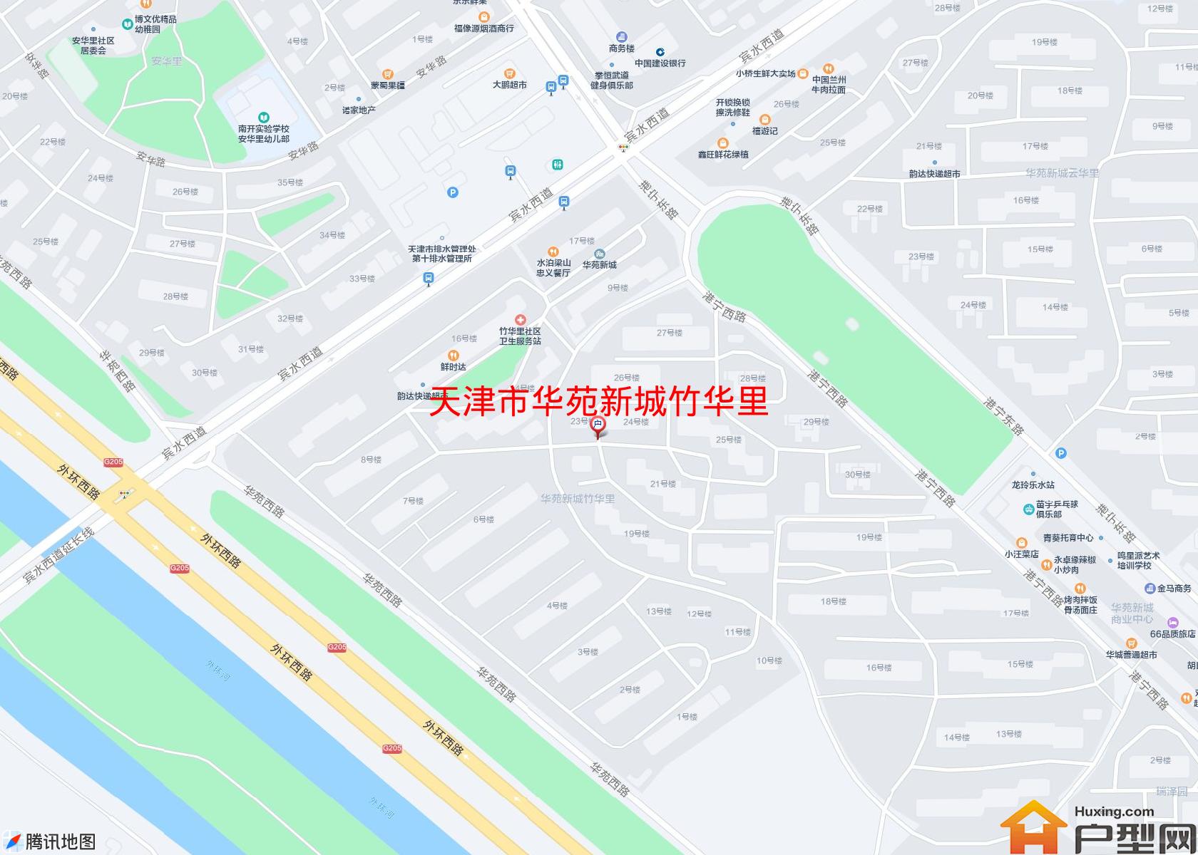 华苑新城竹华里小区 - 户型网