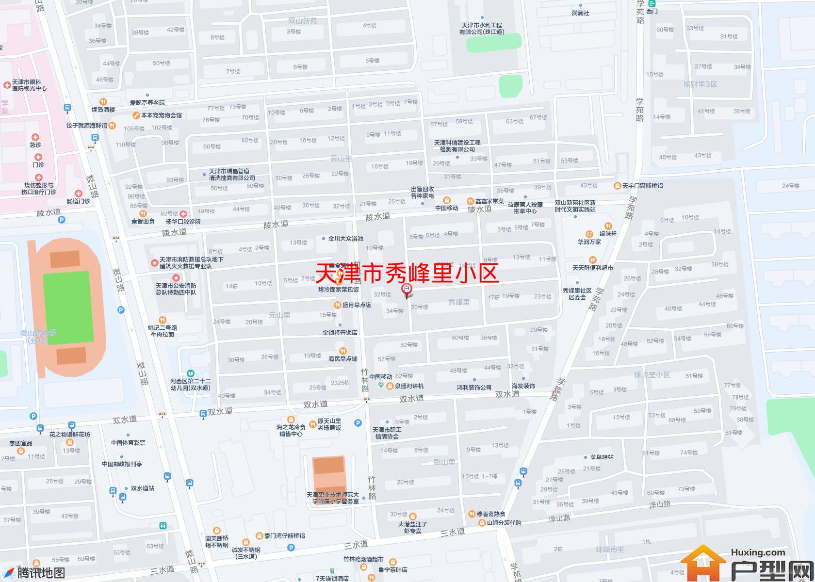秀峰里小区小区 - 户型网
