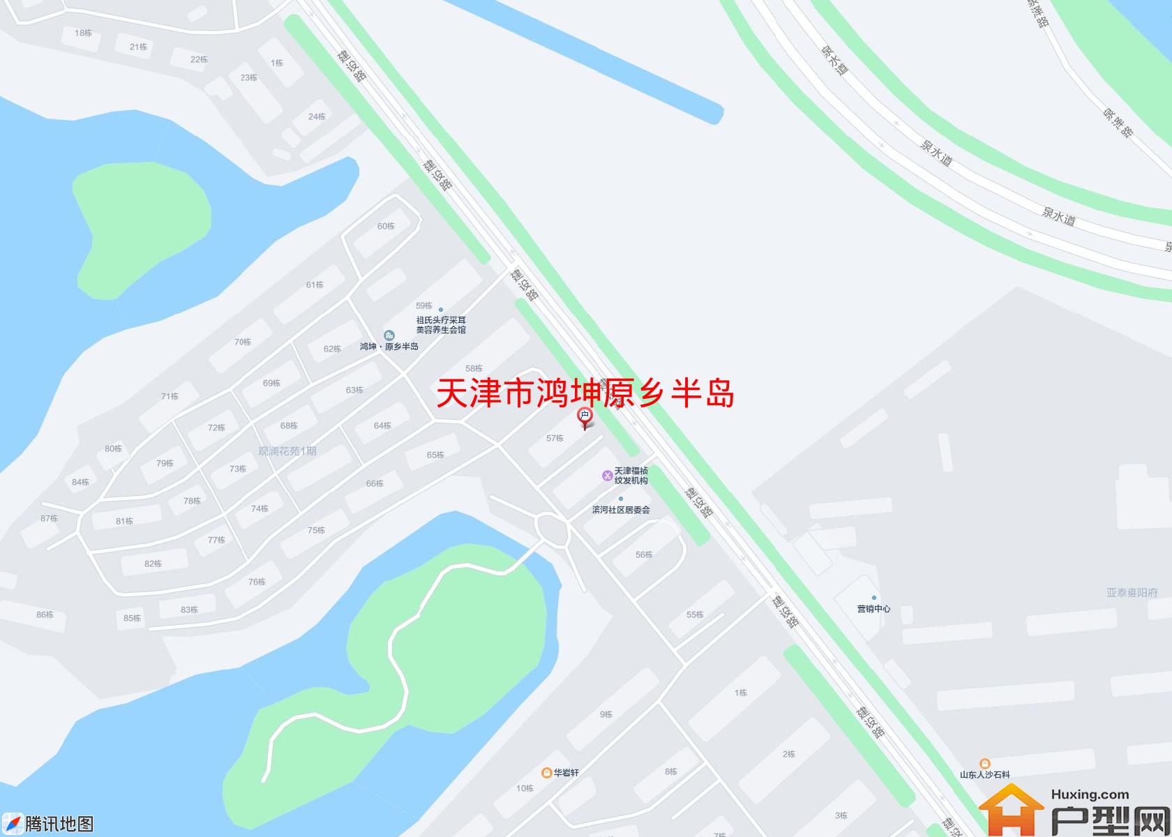 鸿坤原乡半岛小区 - 户型网