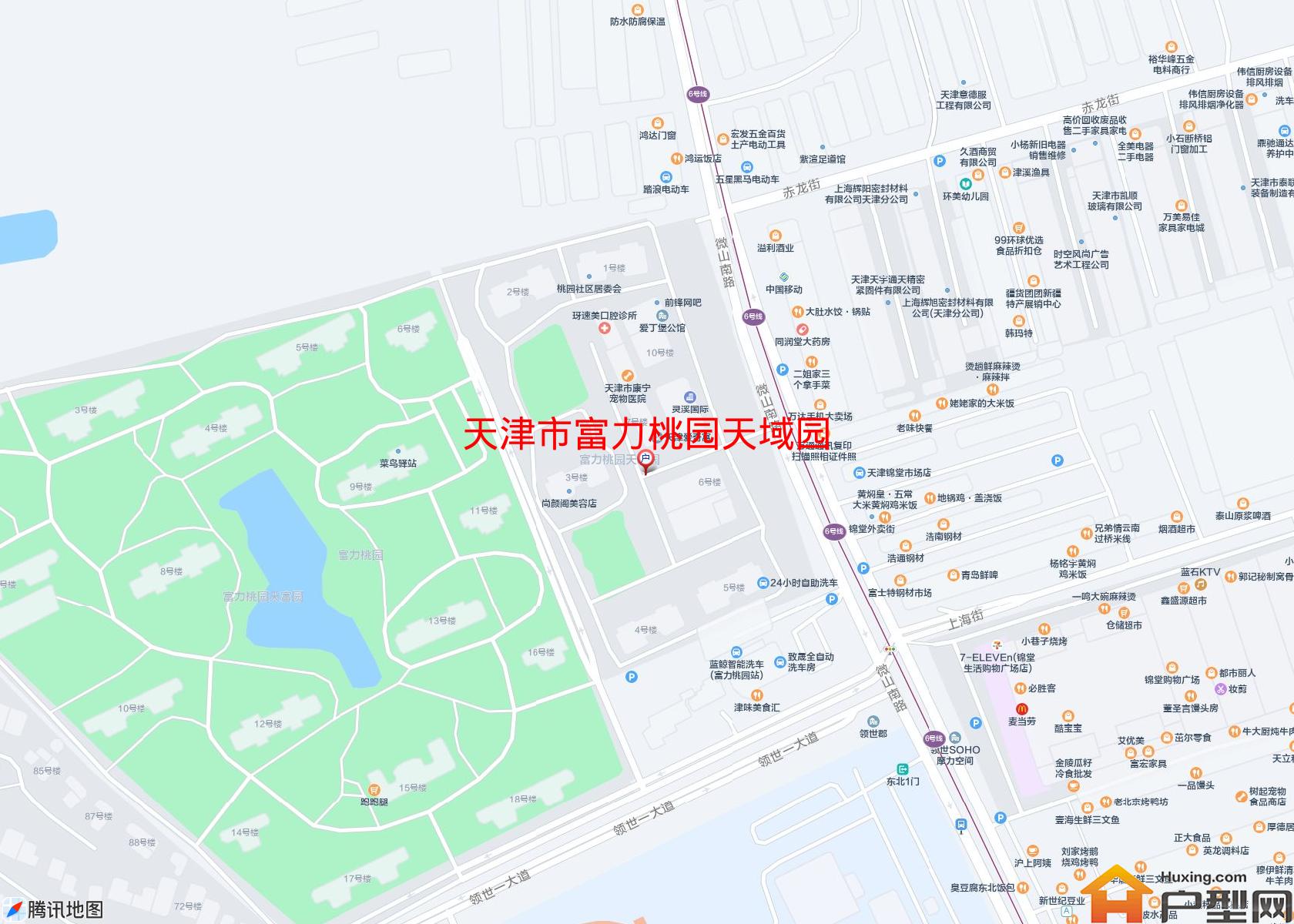 富力桃园天域园小区 - 户型网