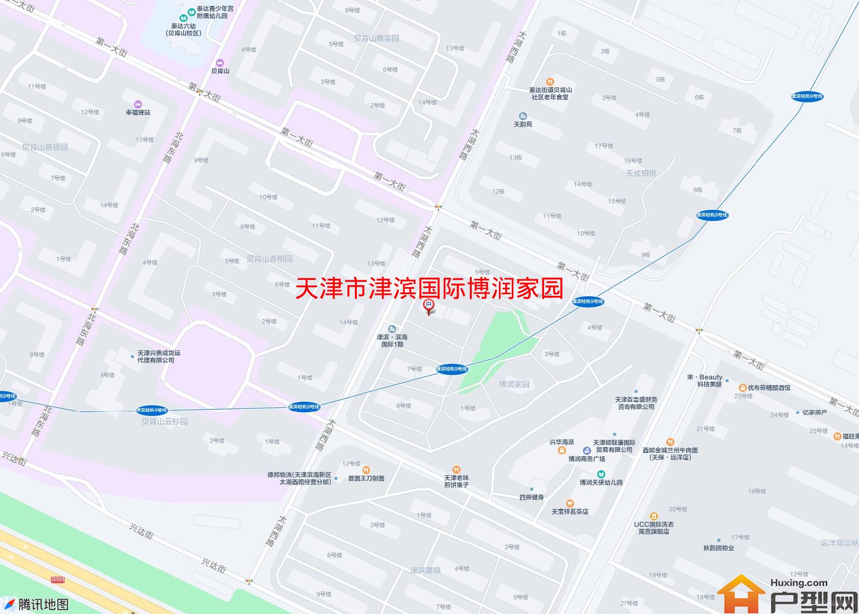津滨国际博润家园小区 - 户型网