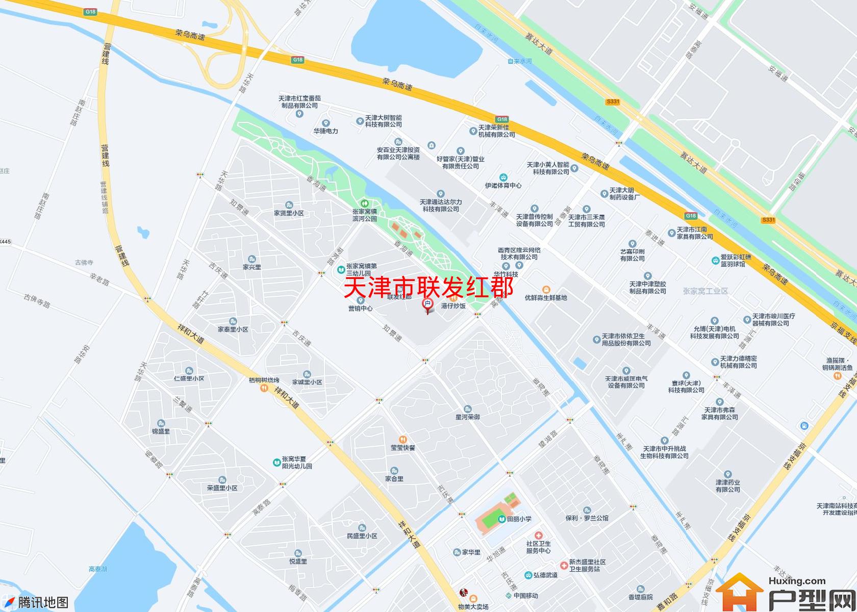 联发红郡小区 - 户型网