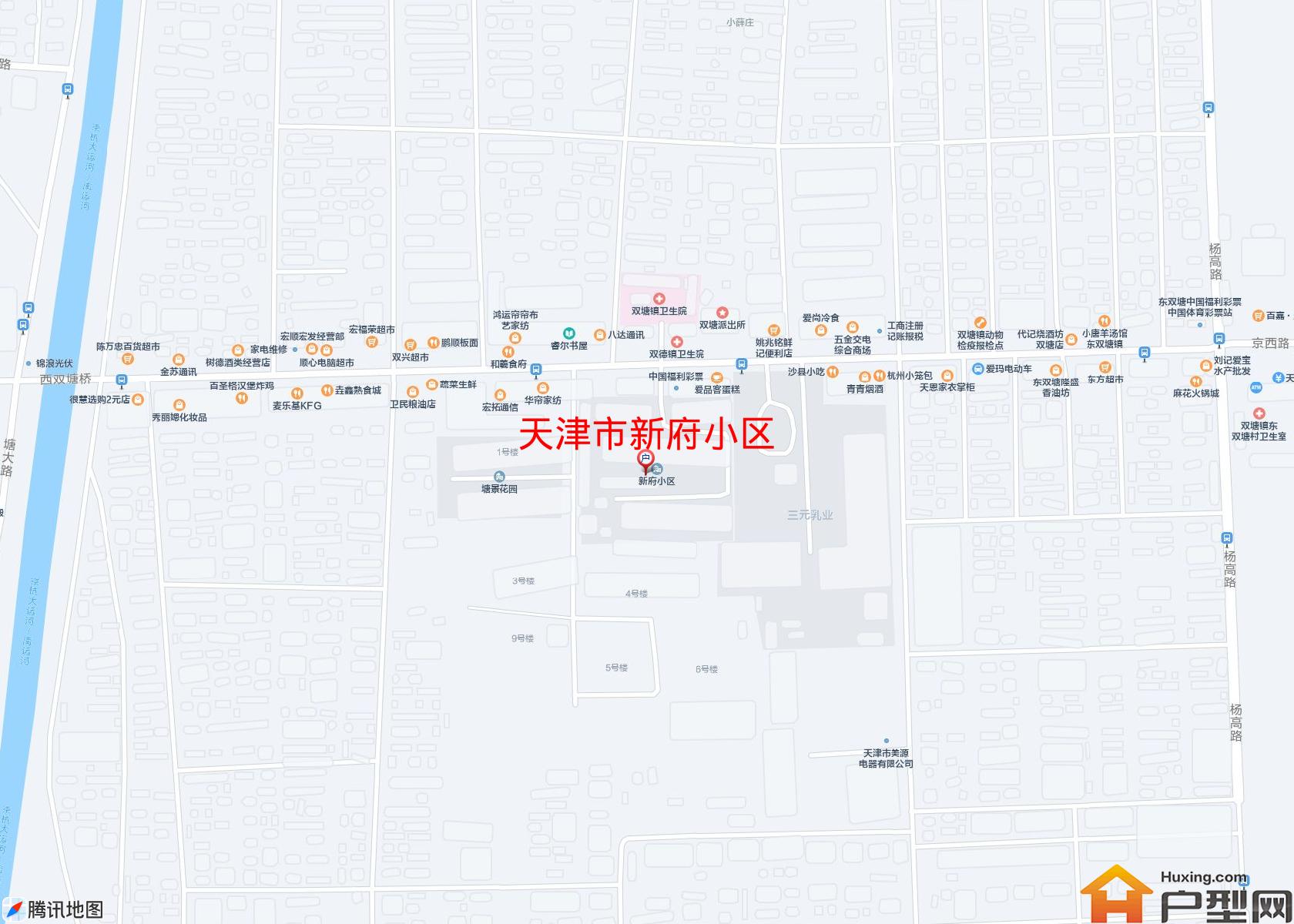 新府小区小区 - 户型网