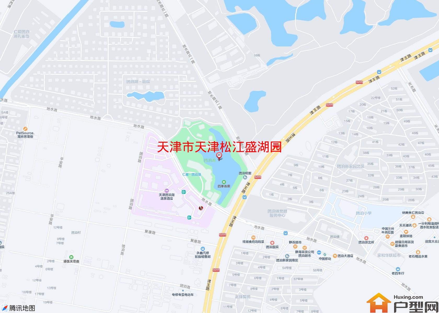 天津松江盛湖园小区 - 户型网