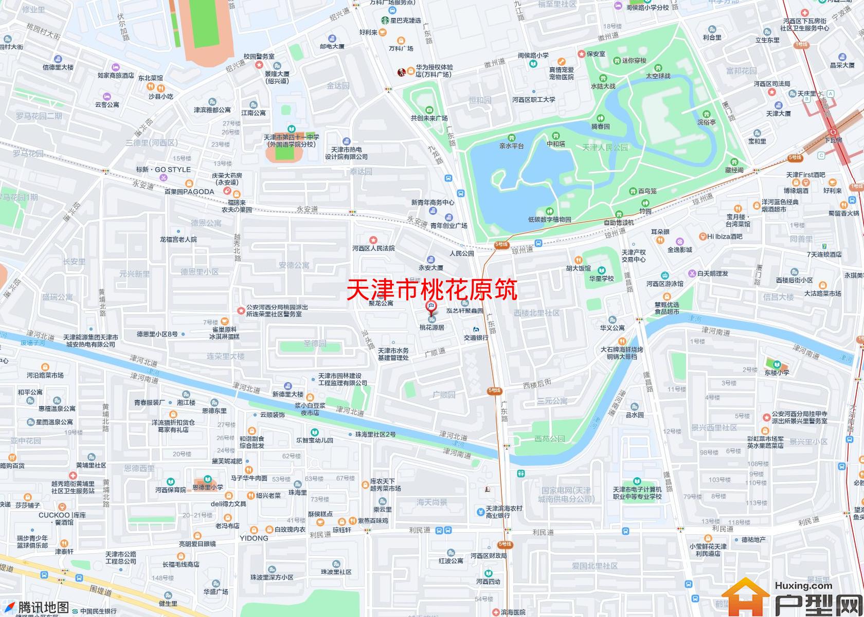 桃花原筑小区 - 户型网