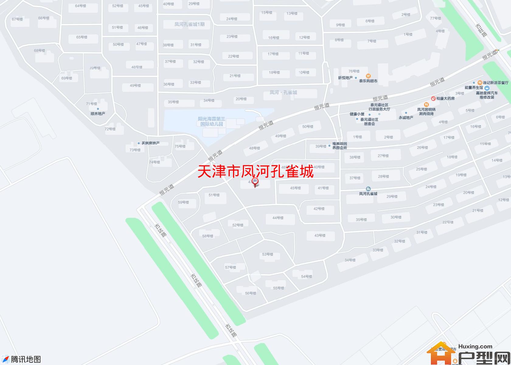 凤河孔雀城小区 - 户型网 凤河孔雀城小区 - 户型网