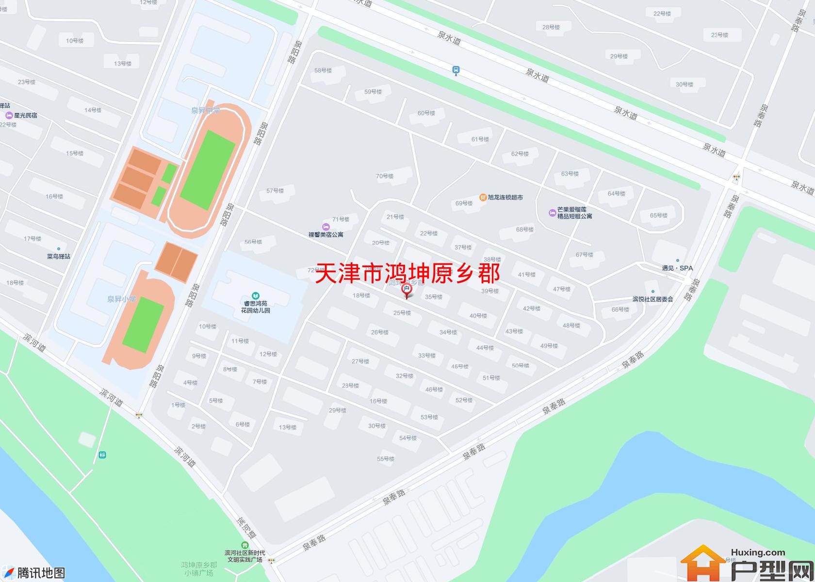 鸿坤原乡郡小区 - 户型网