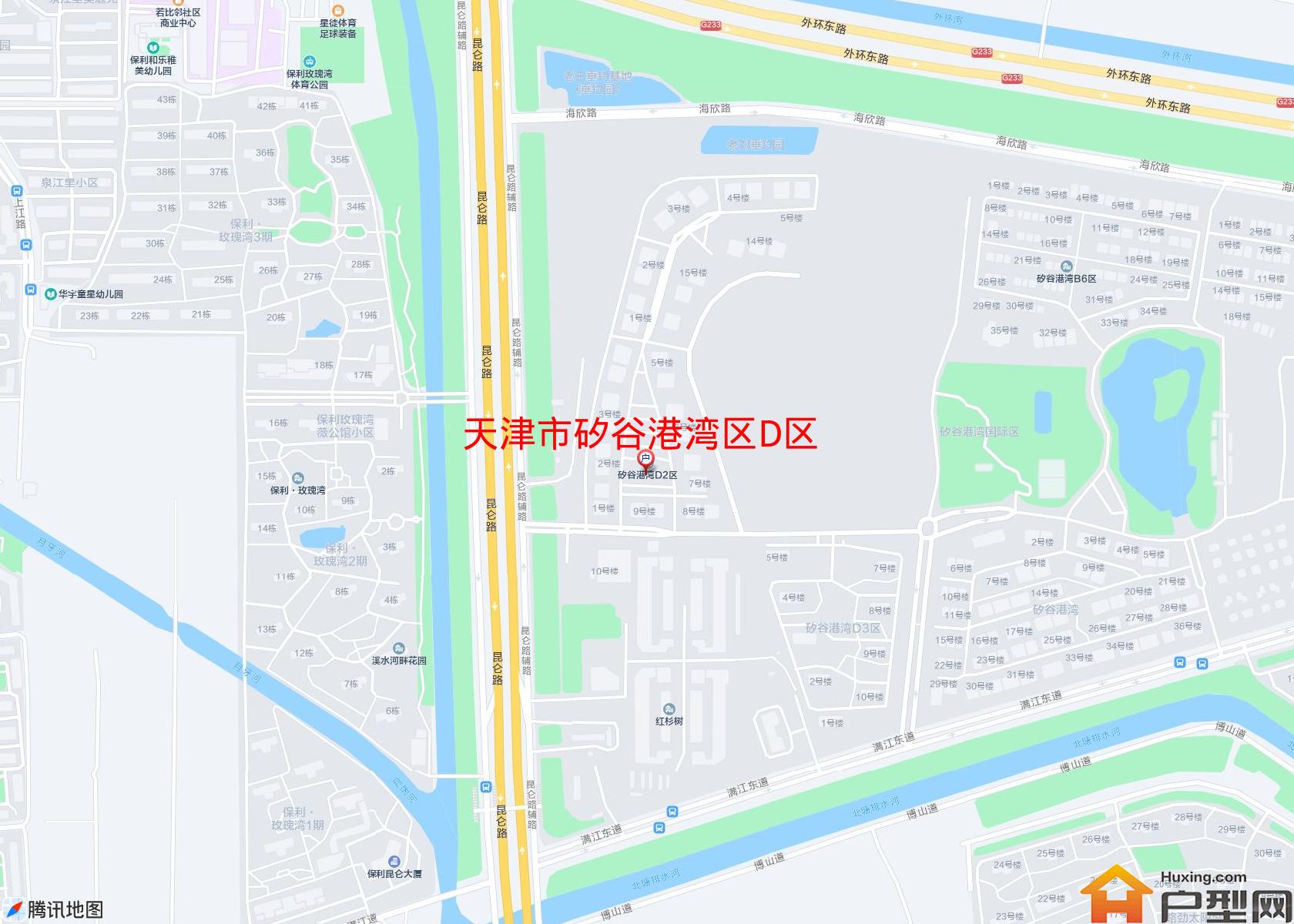 矽谷港湾区D区小区 - 户型网