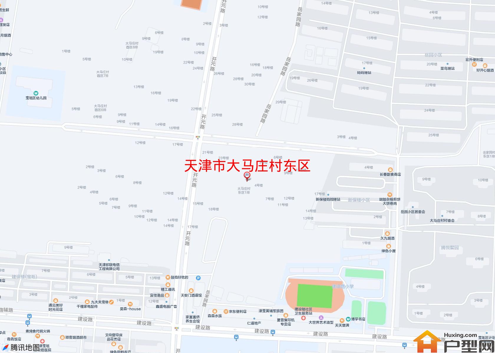 大马庄村东区小区 - 户型网
