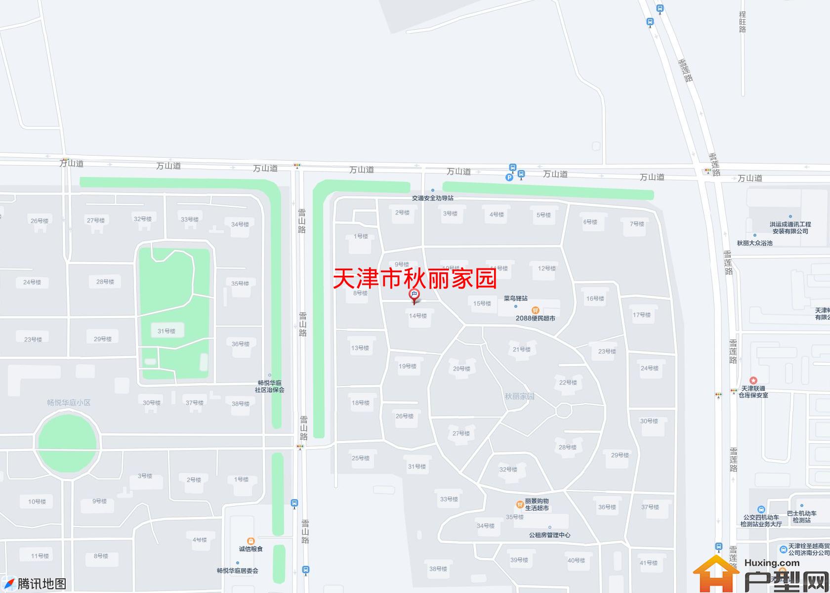 秋丽家园小区 - 户型网 秋丽家园小区 - 户型网