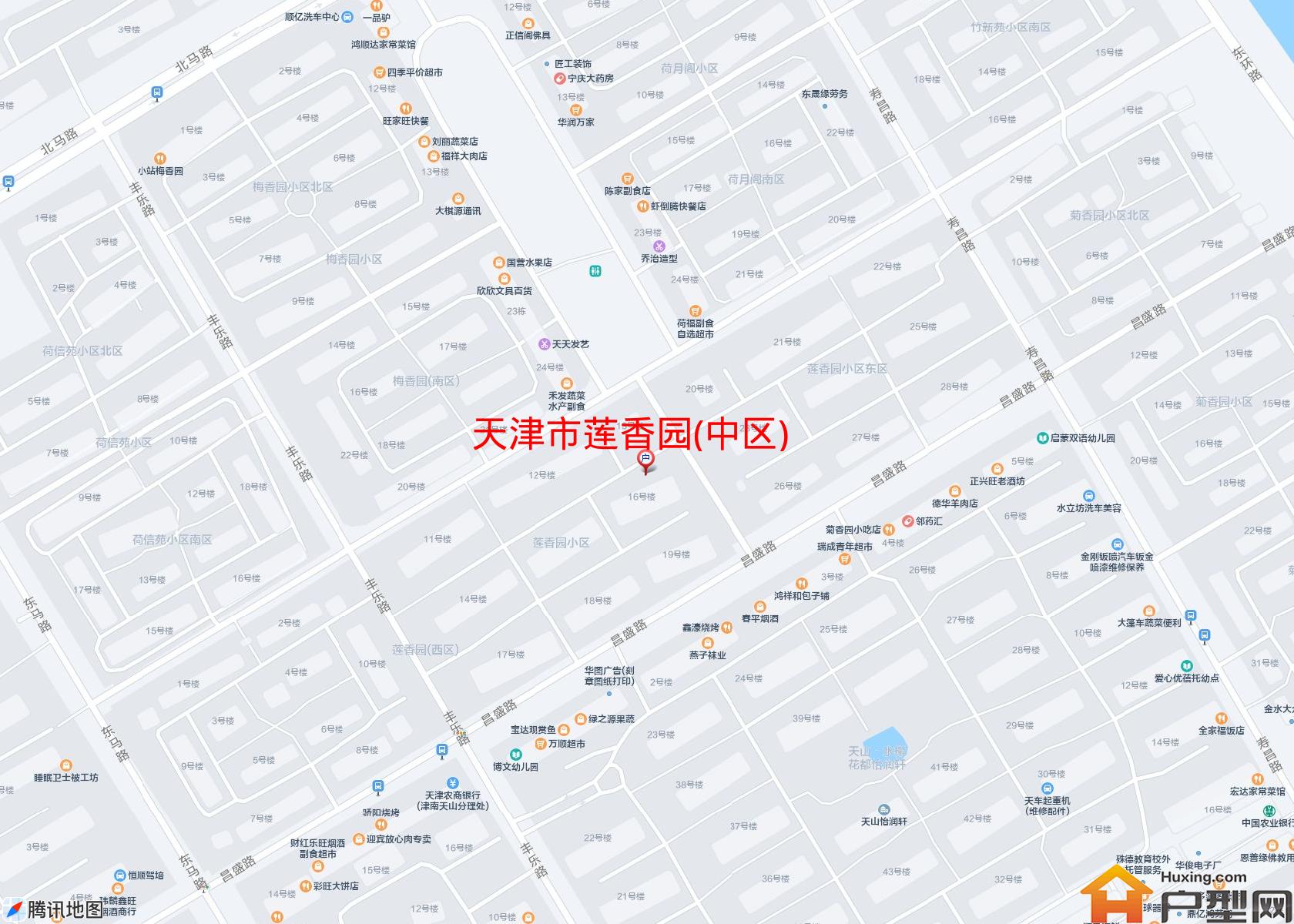 莲香园(中区)小区 - 户型网