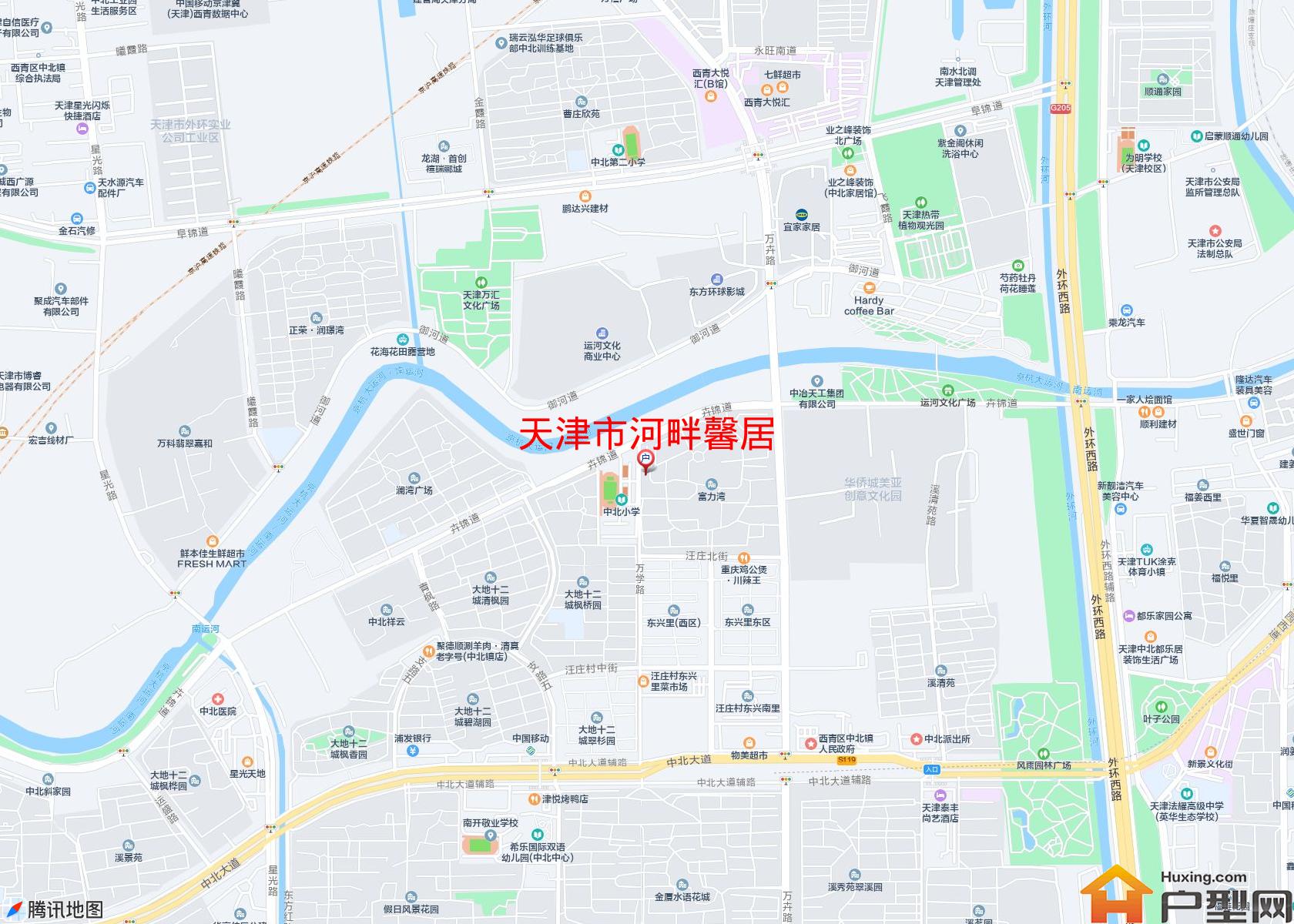 河畔馨居小区 - 户型网