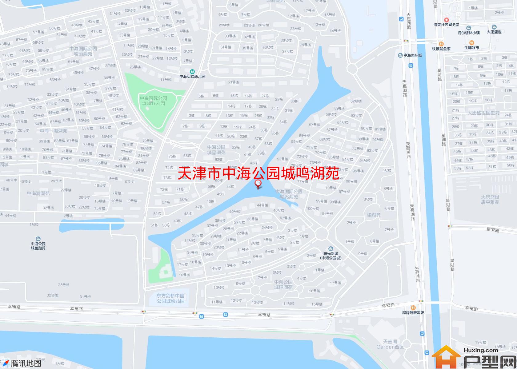 中海公园城鸣湖苑小区 - 户型网
