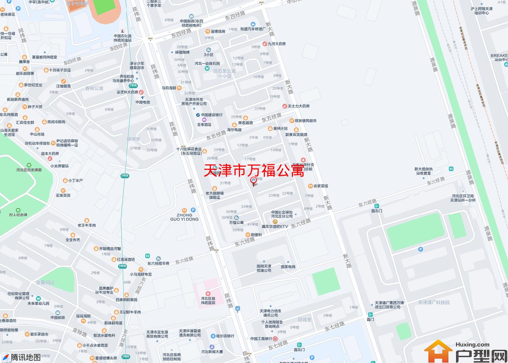 万福公寓小区 - 户型网
