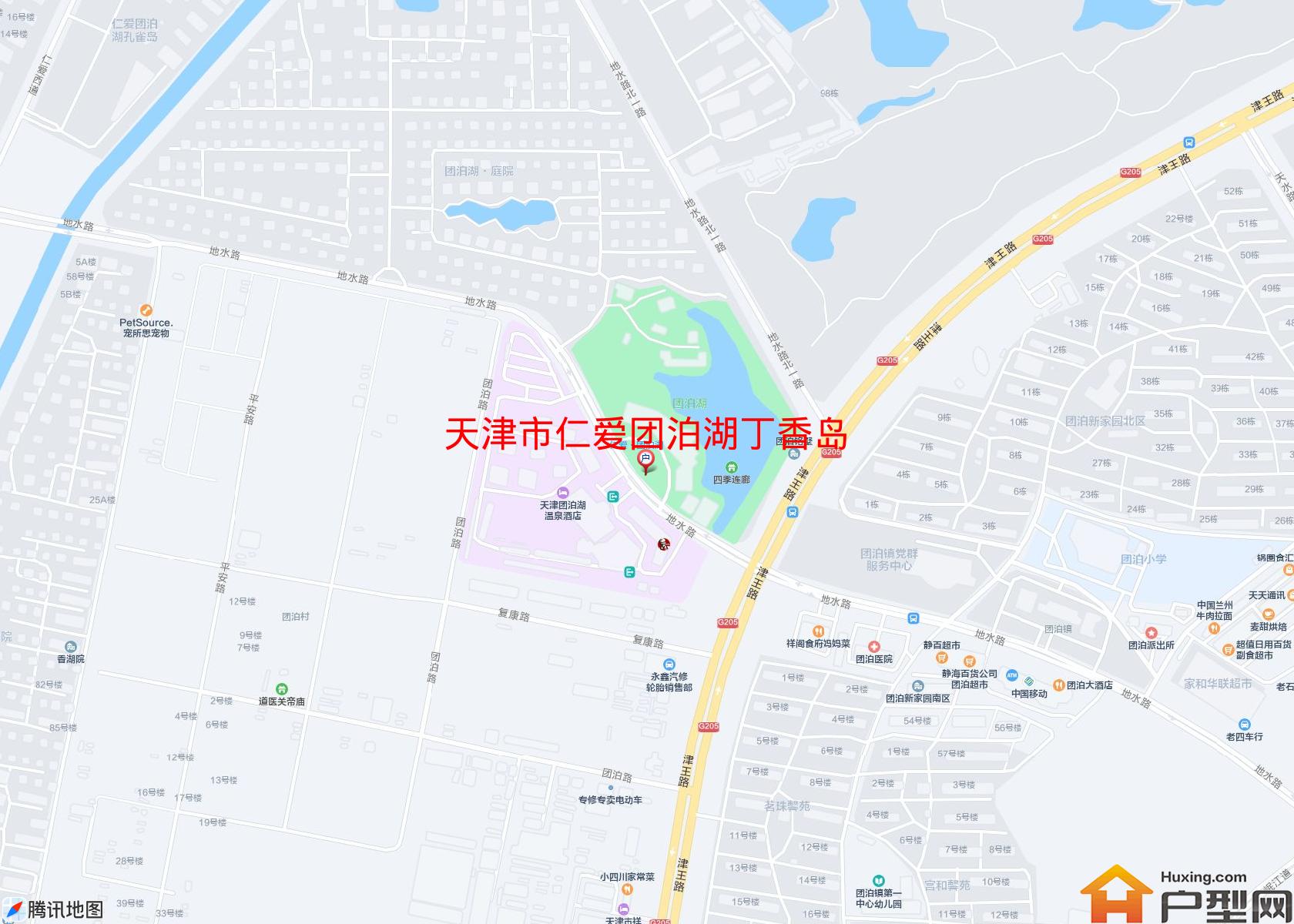 仁爱团泊湖丁香岛小区 - 户型网