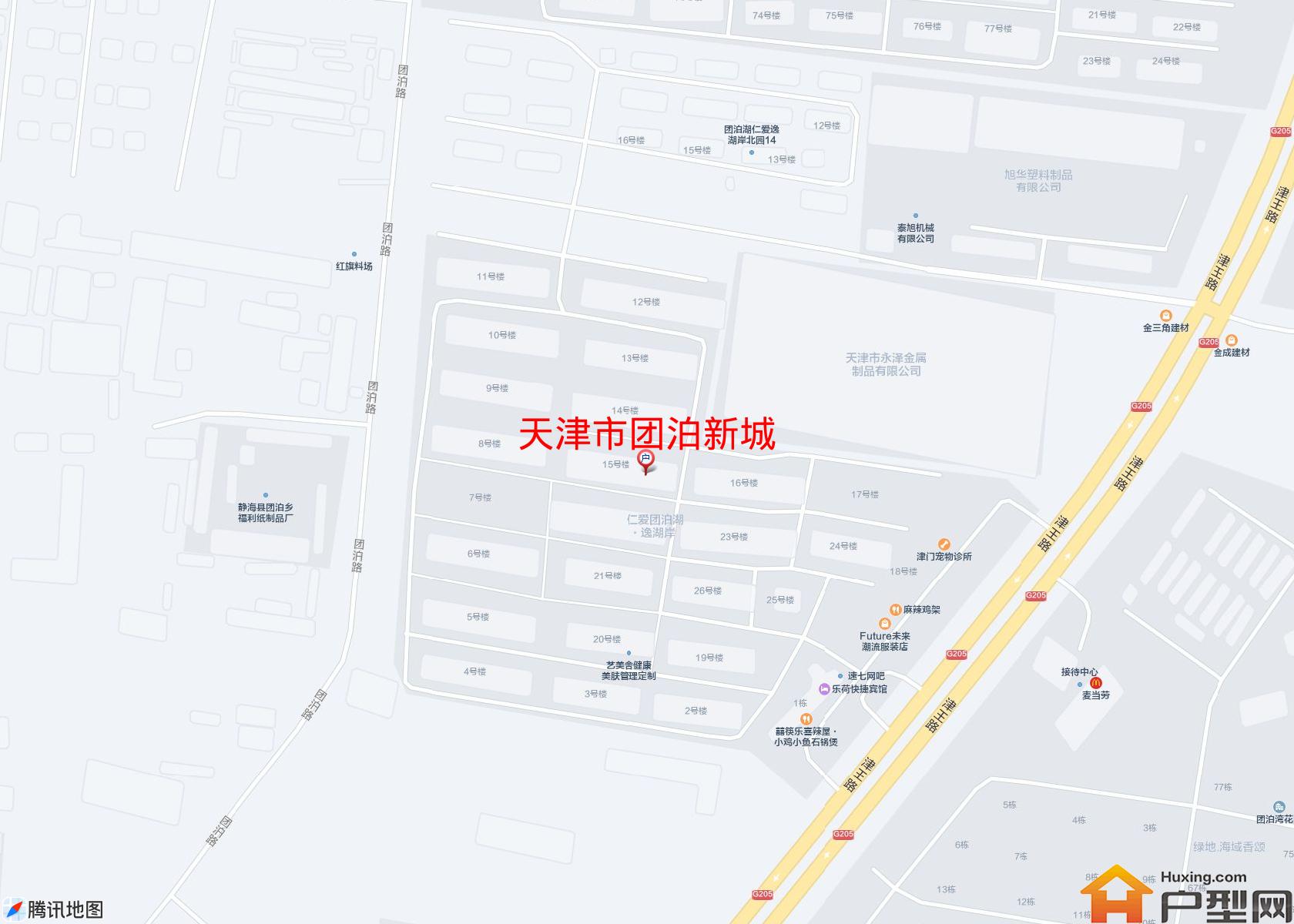 团泊新城小区 - 户型网