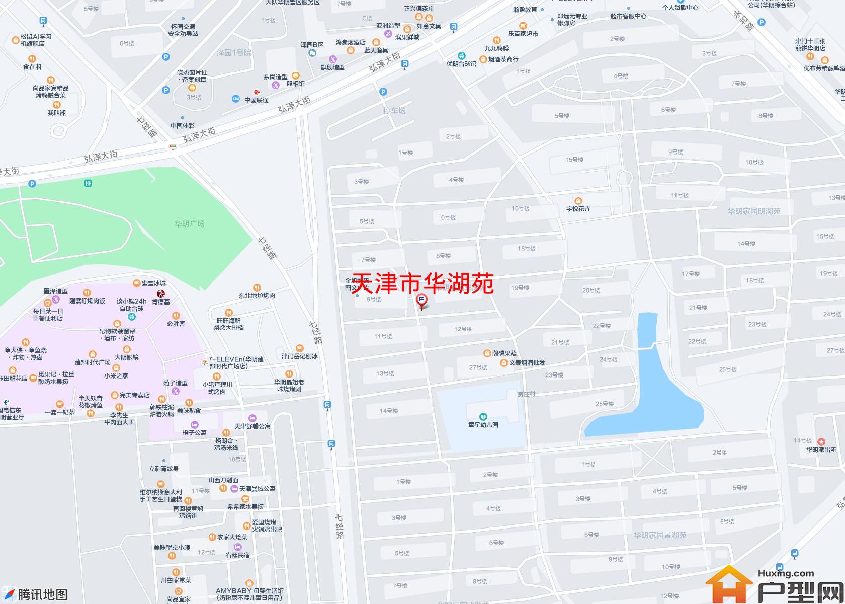 华湖苑小区 - 户型网