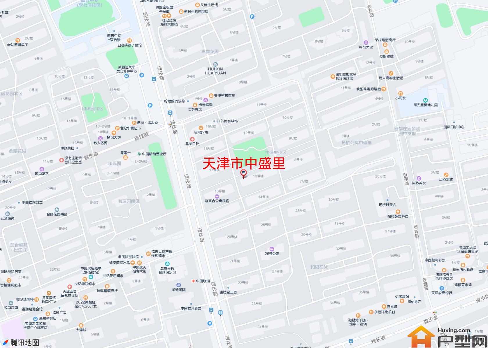 中盛里小区 - 户型网