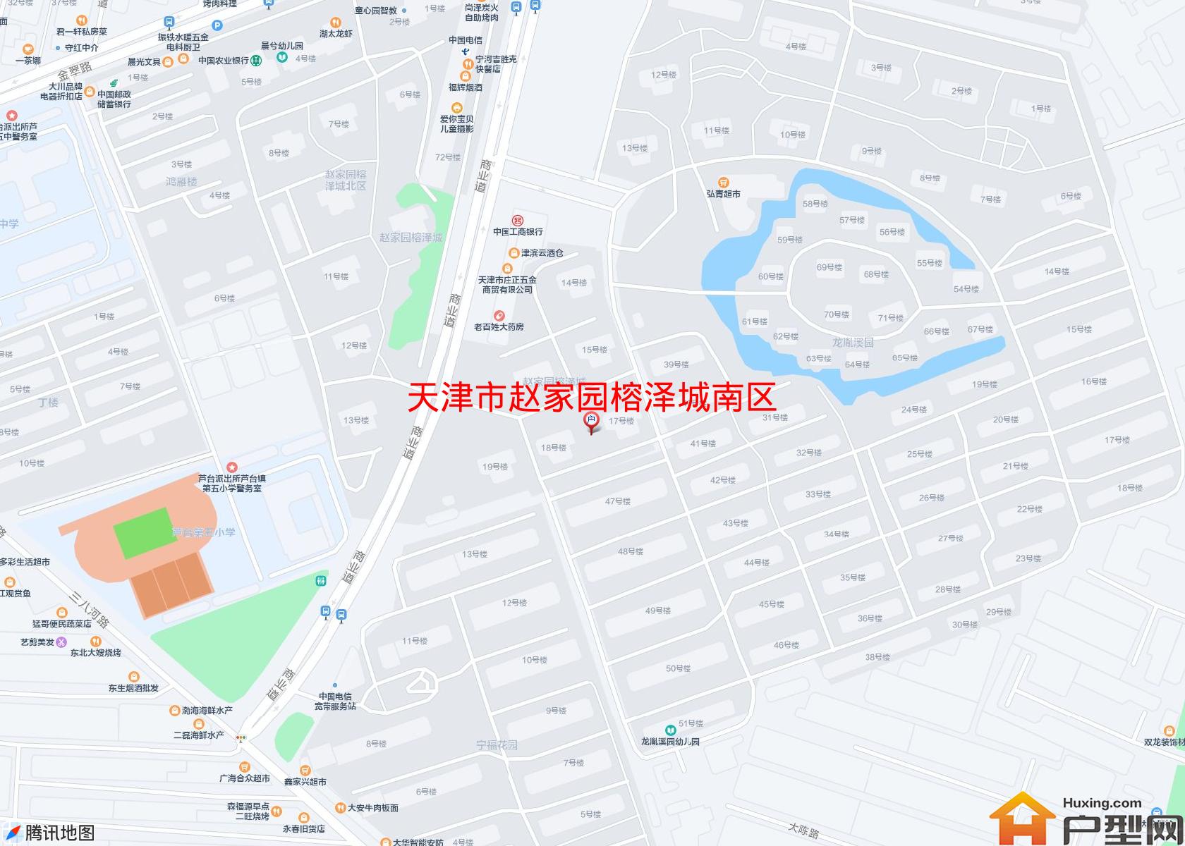 赵家园榕泽城南区小区 - 户型网