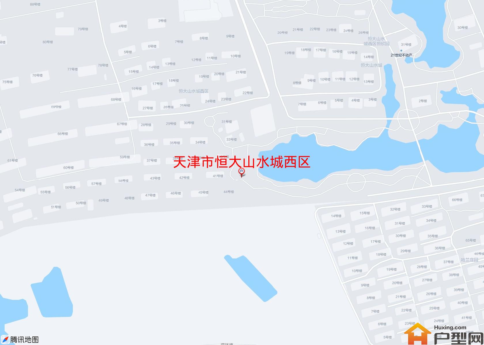 恒大山水城西区小区 - 户型网