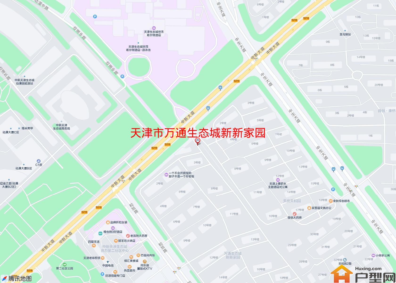 万通生态城新新家园小区 - 户型网